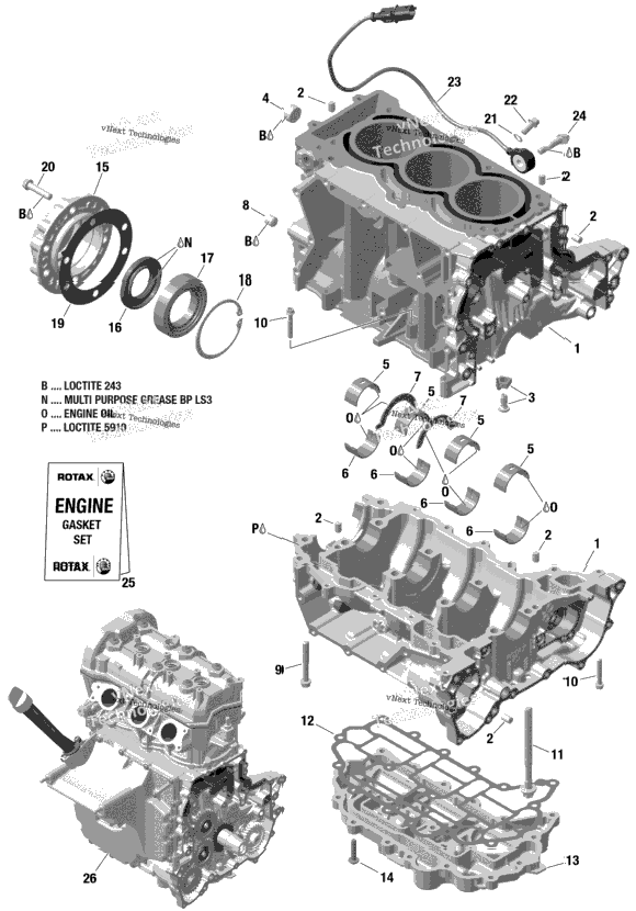 Engine - Crankcase