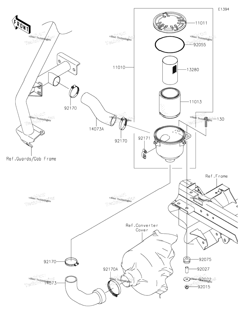 Air Cleaner-Belt Converter