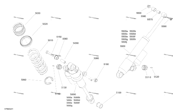 Suspension, Rear - Shocks - Xrs