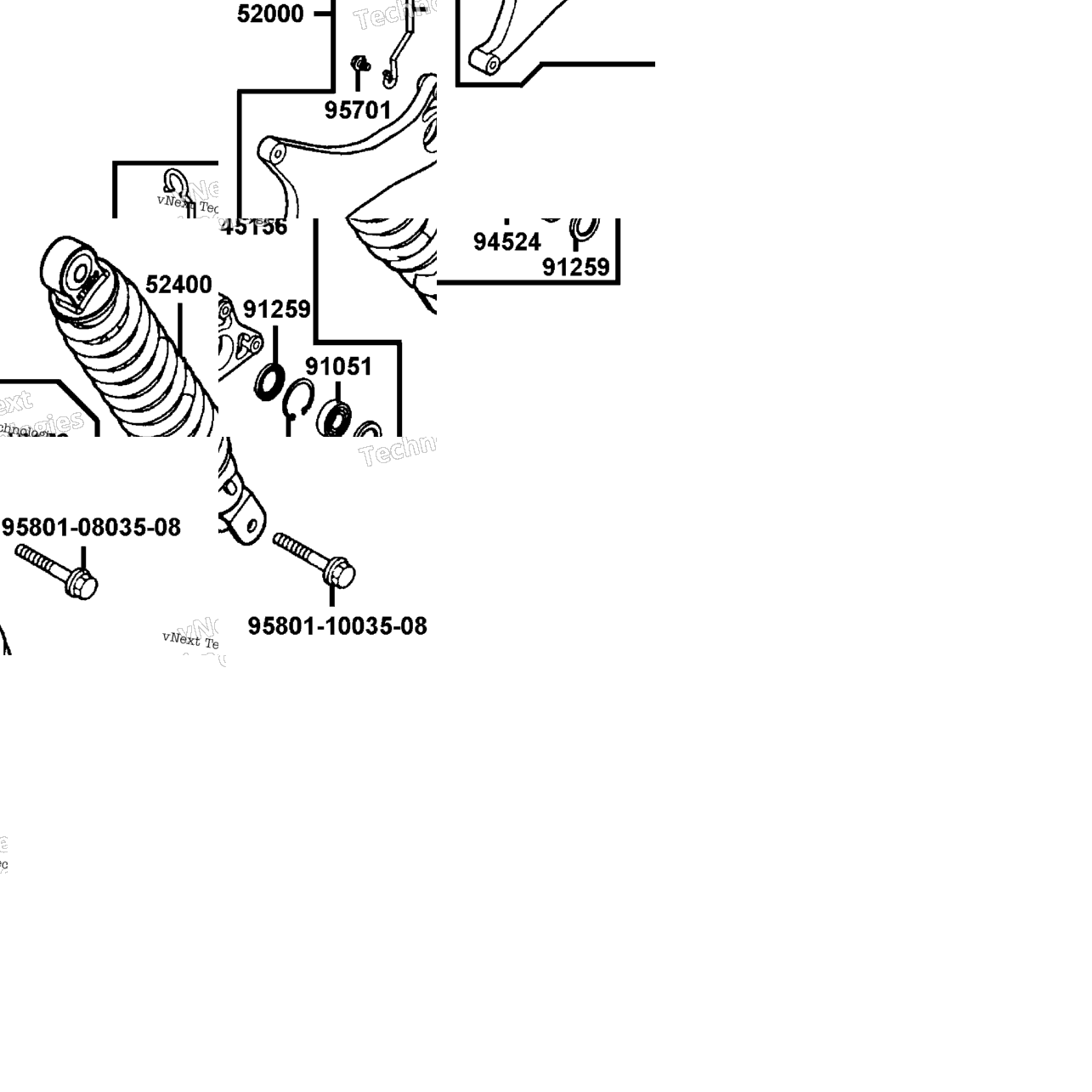 Rear Shock & Swing Arm