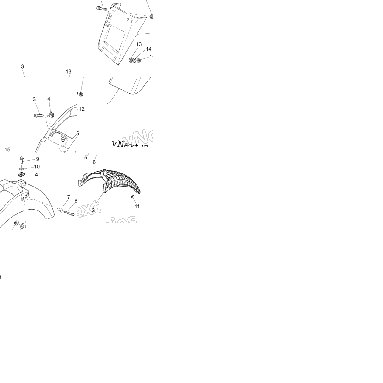 Rear Body I- Mudguard