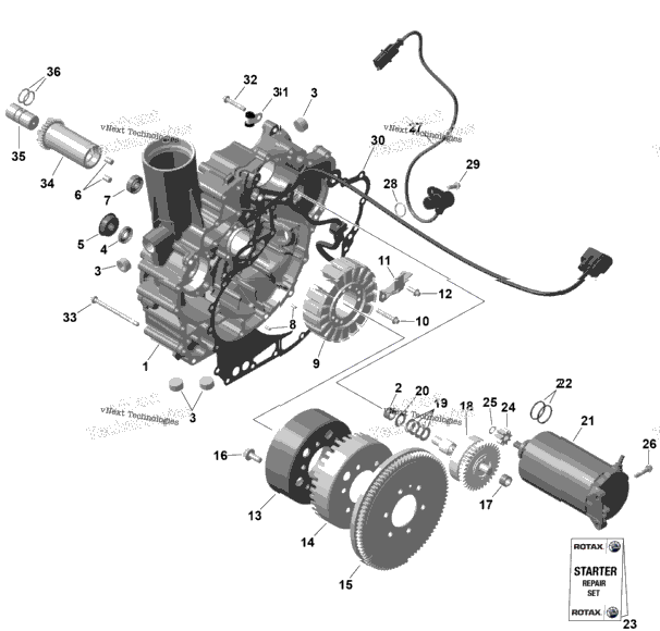 Rotax - Magneto And Electric Starter