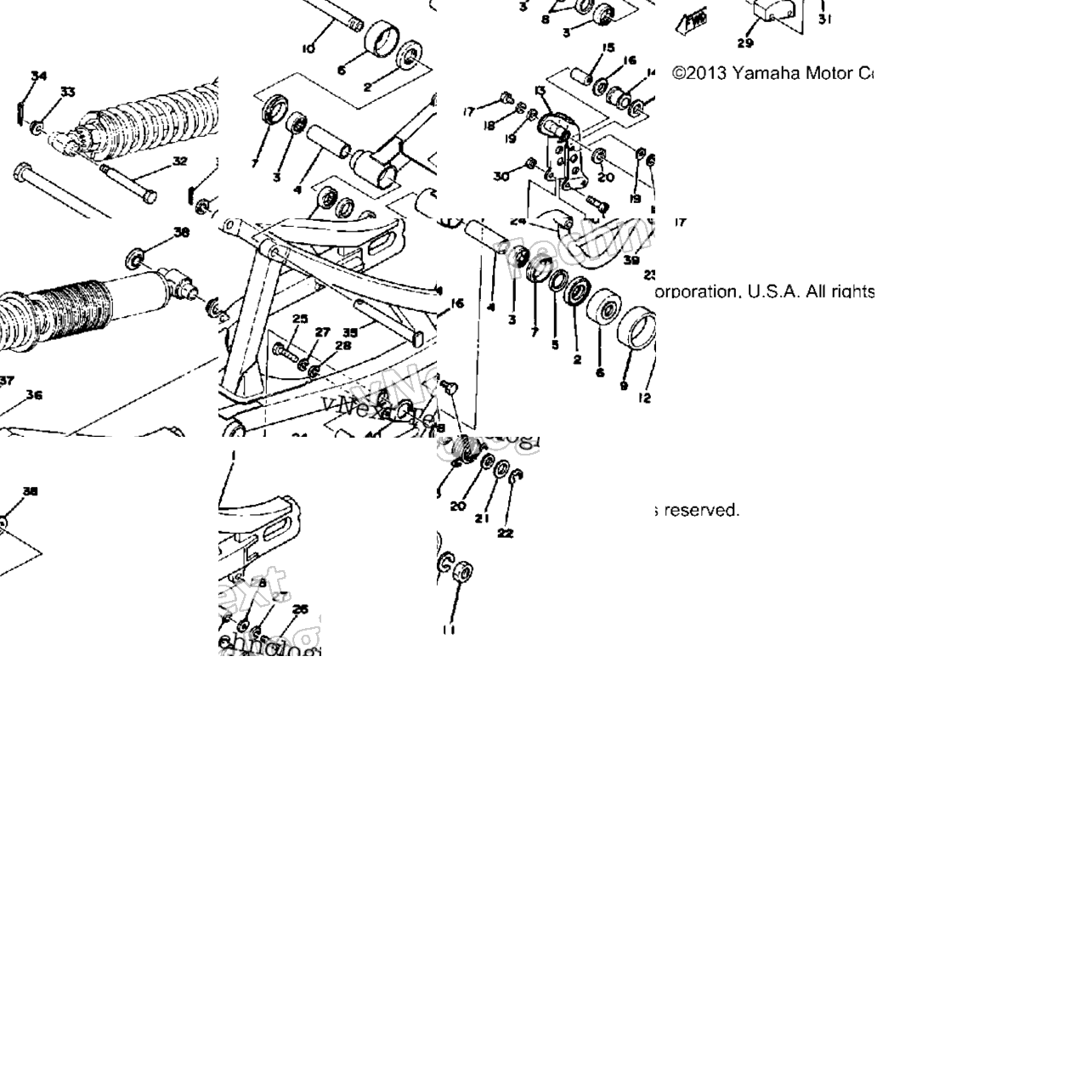 Rear Arm Yz400d E