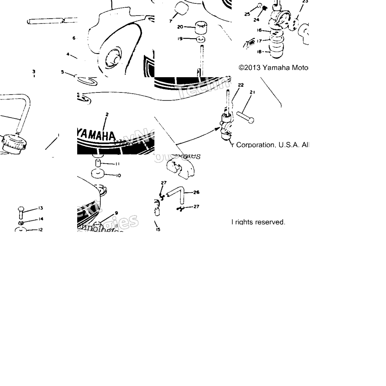Fuel Tank Yz80d