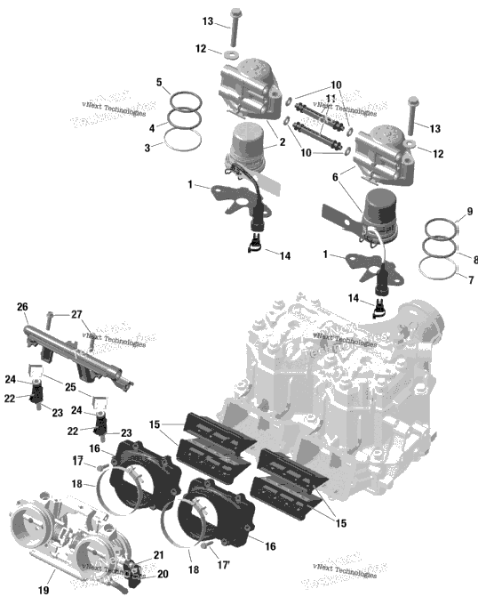 Engine - Efi - 850 E-Tec