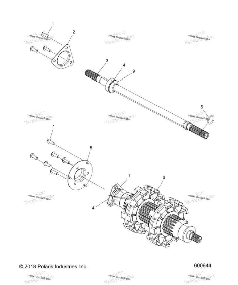 Drive Train, Jackshaft & Driveshaft All Options