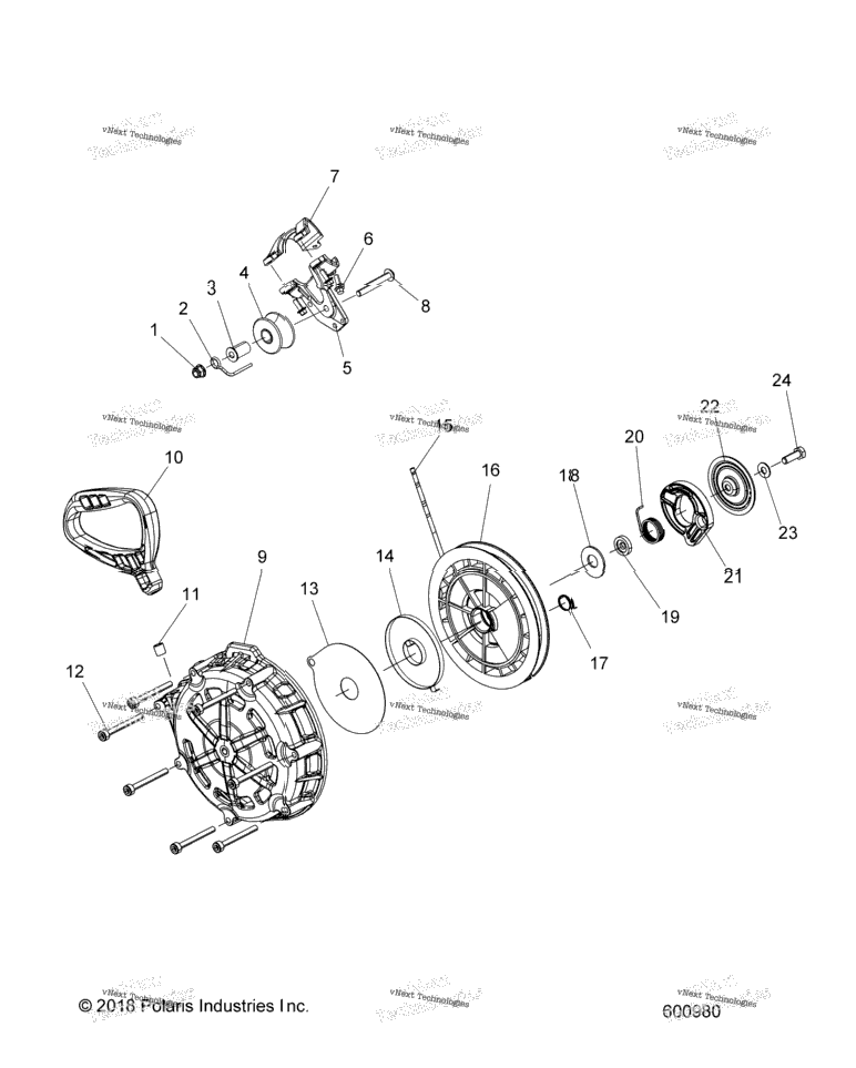 Engine, Recoil Starter All Options