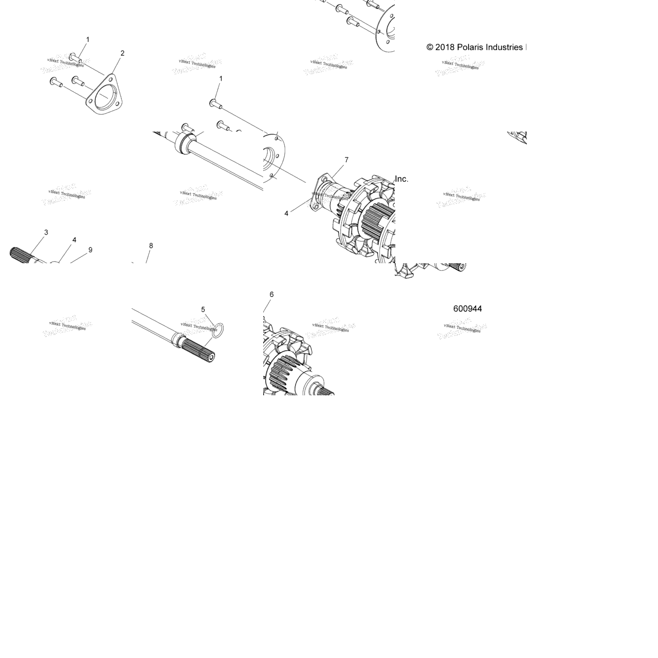Drive Train, Jackshaft & Driveshaft All Options