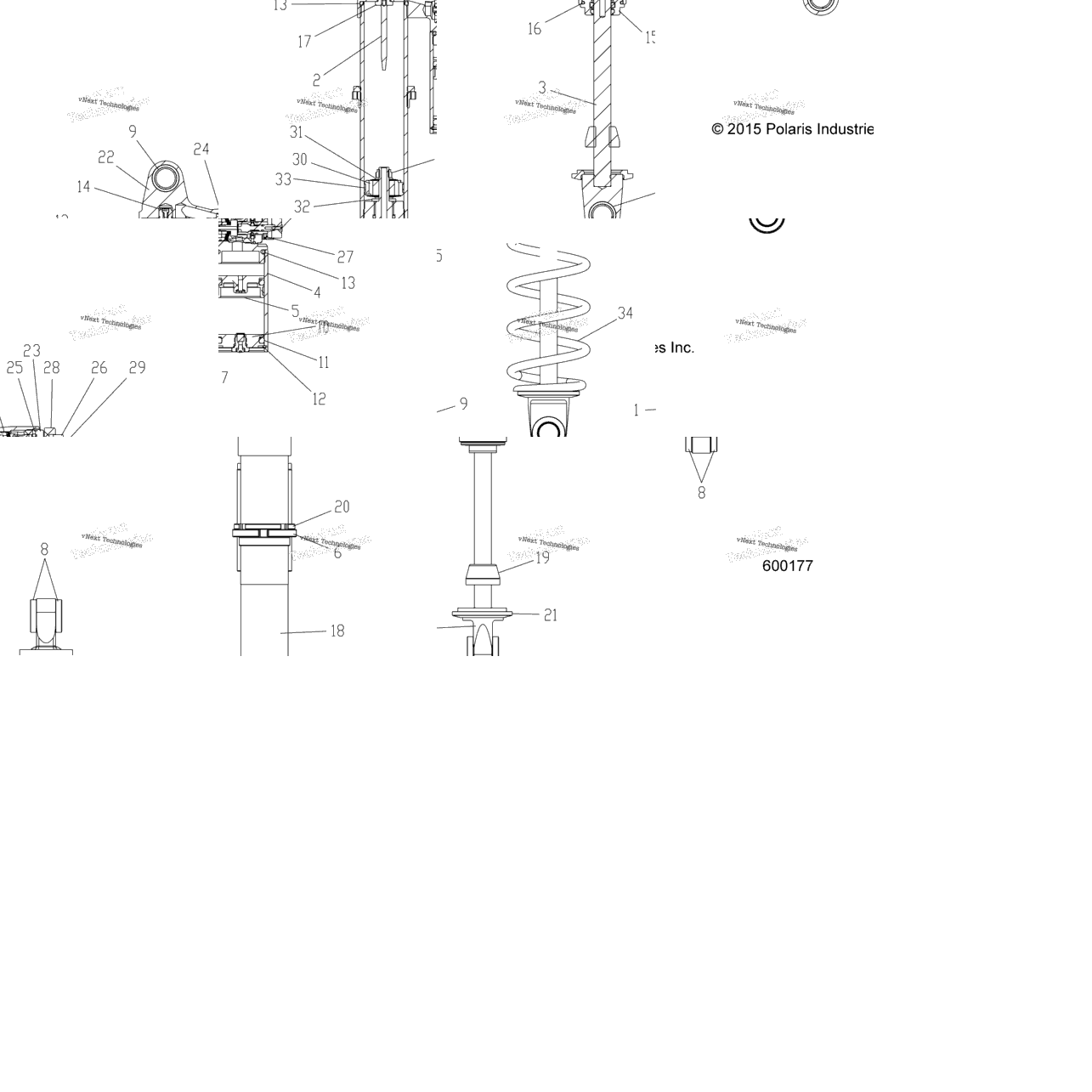 Suspension, Shock, Ifs, Hi Lo Adj. (600177)