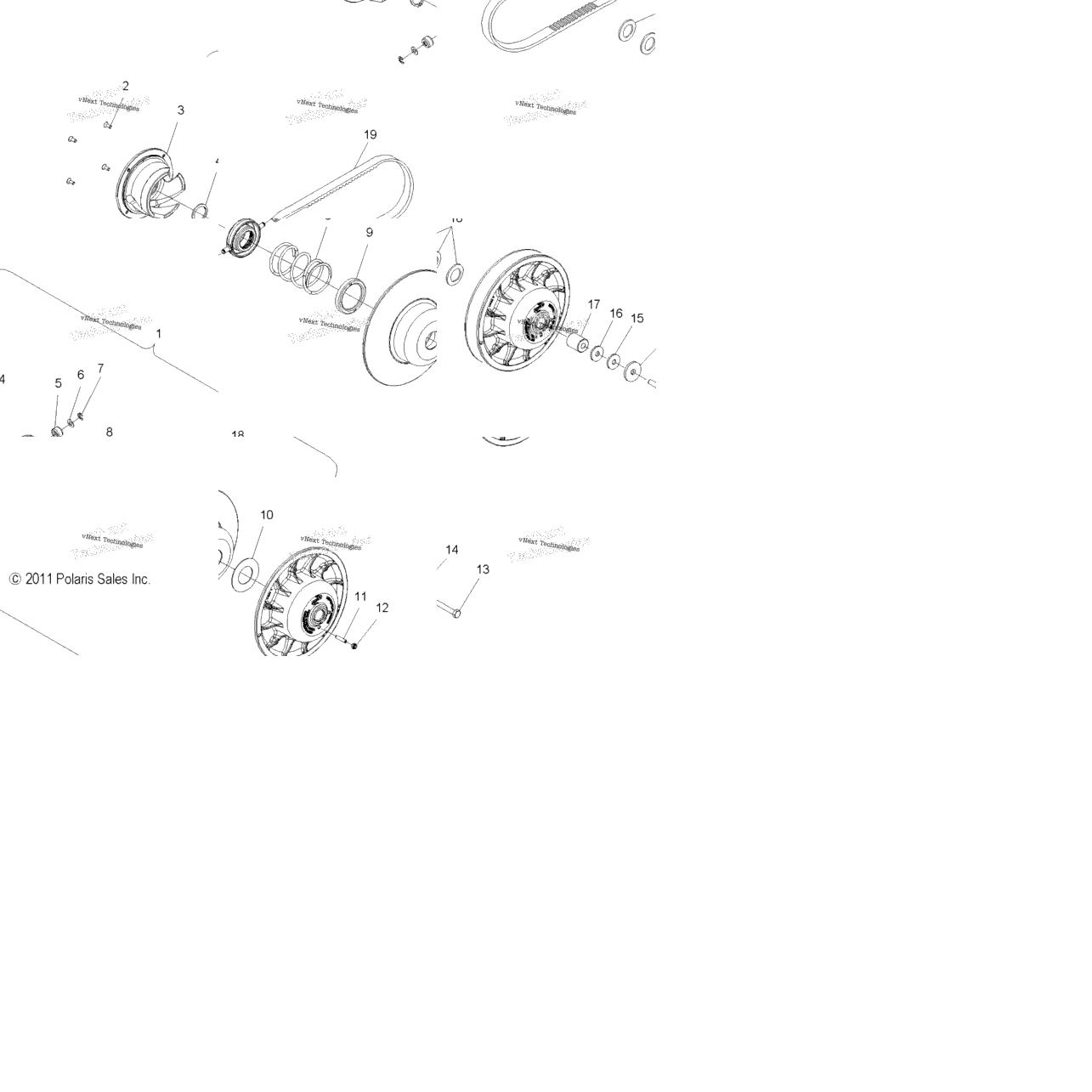 Drive Train, Clutch, Secondary All Options
