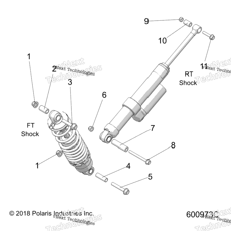 Suspension, Shock Mounting, Rear Susp