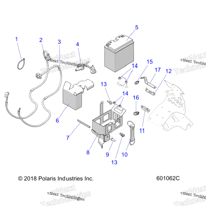 Electrical, Battery/Box & Cables E.S. Option