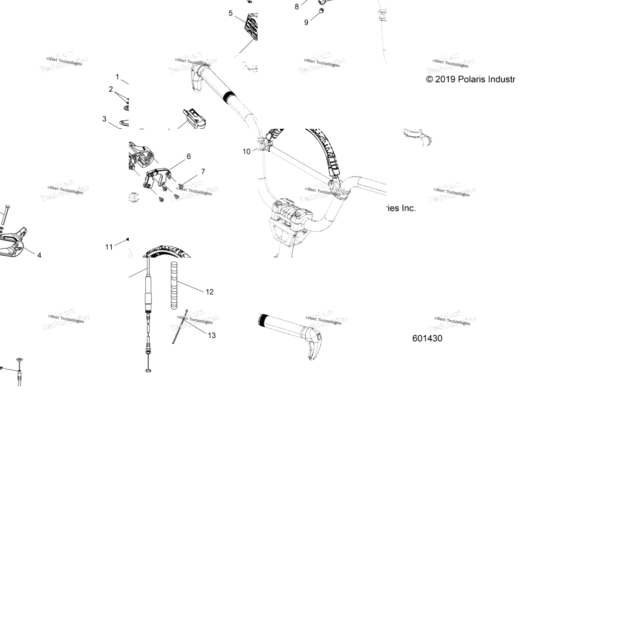 Engine, Throttle Control Asm. All Options