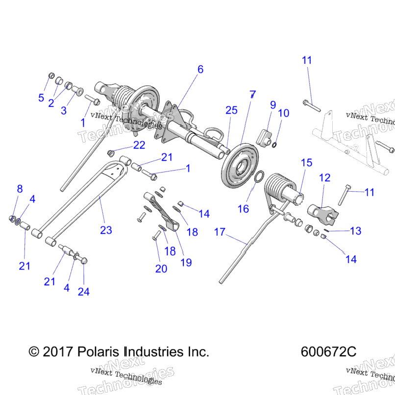 Suspension, Torque Arm, Rear All Options