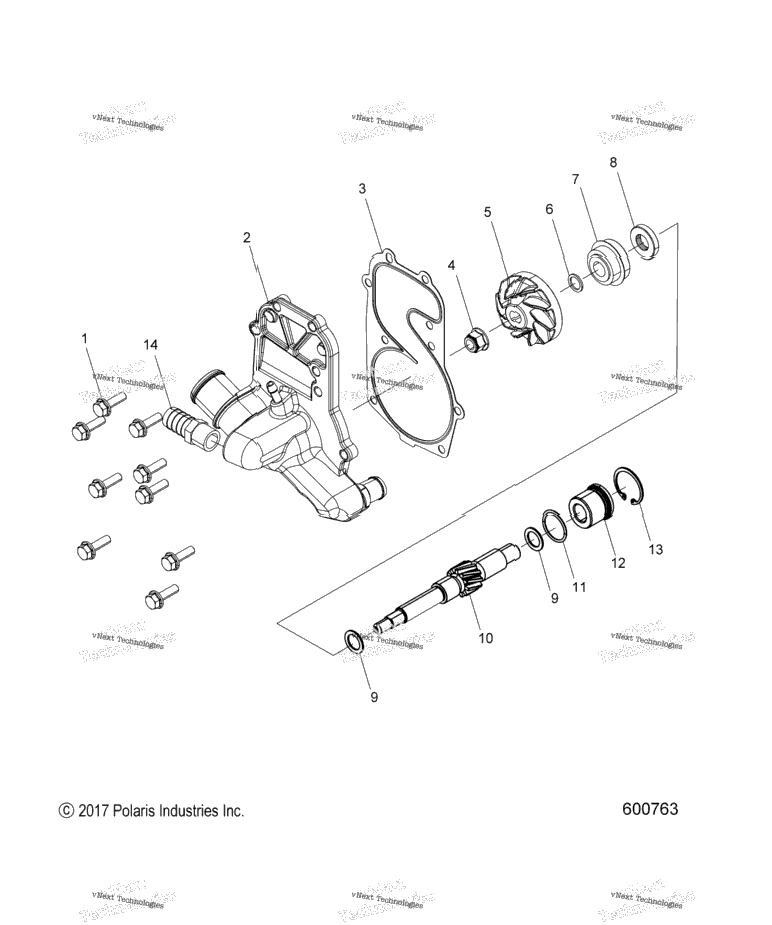 Engine, Water Pump All Options