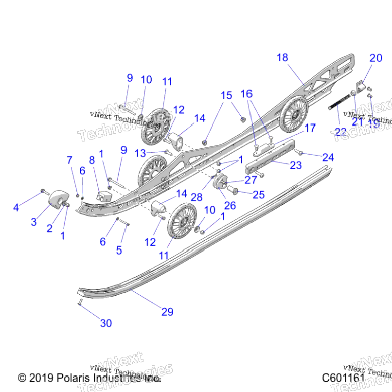 Suspension, Rail, Lh/Rh All Options