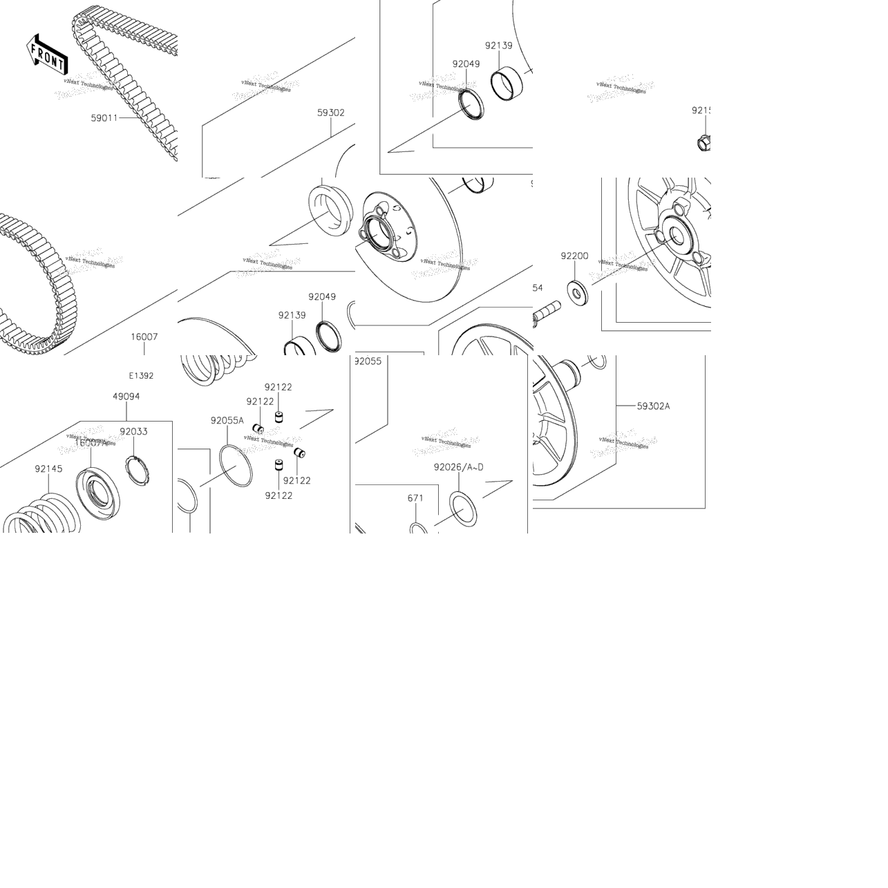 Driven Converter/Drive Belt