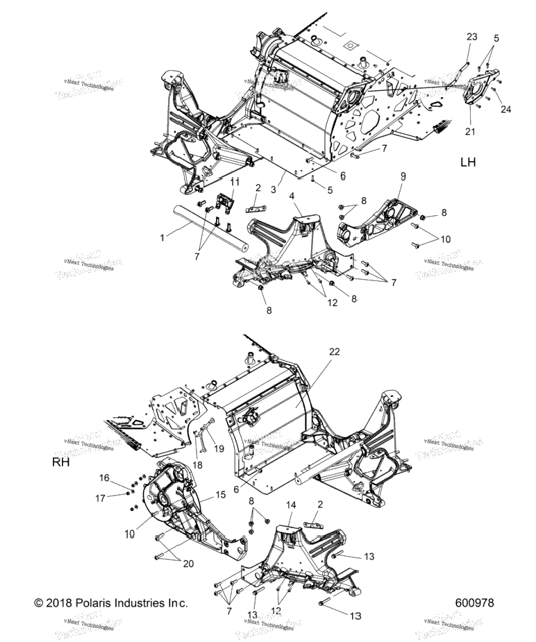 Chassis, Bulkhead Asm. All Options