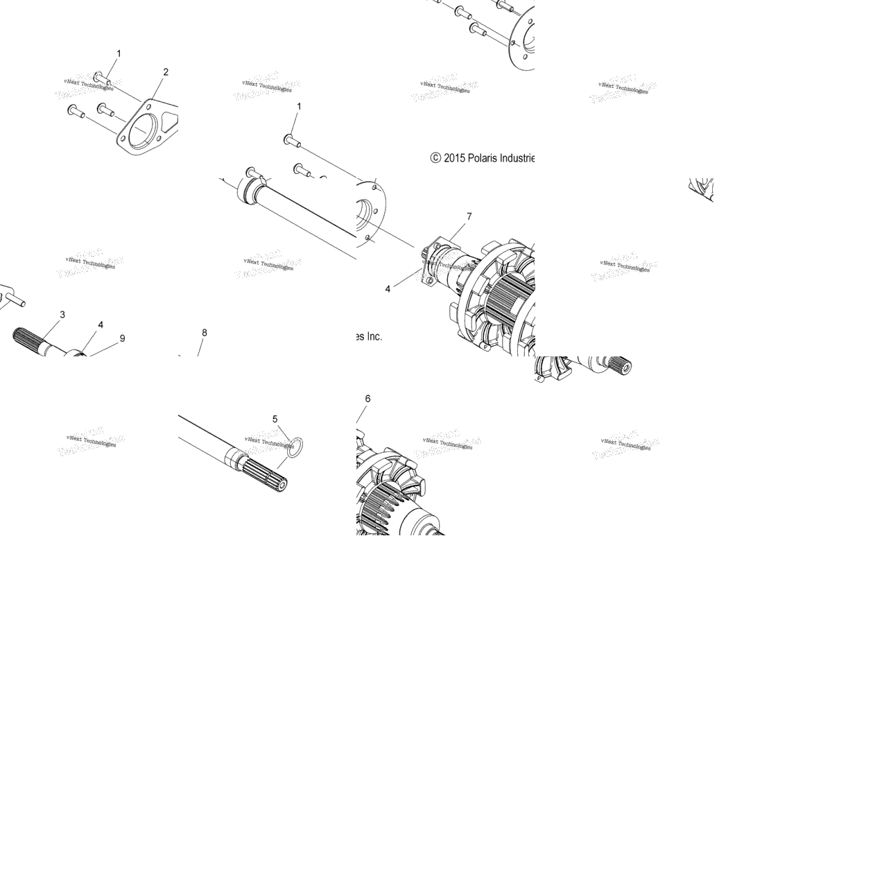 Drive Train, Jackshaft & Driveshaft All Options