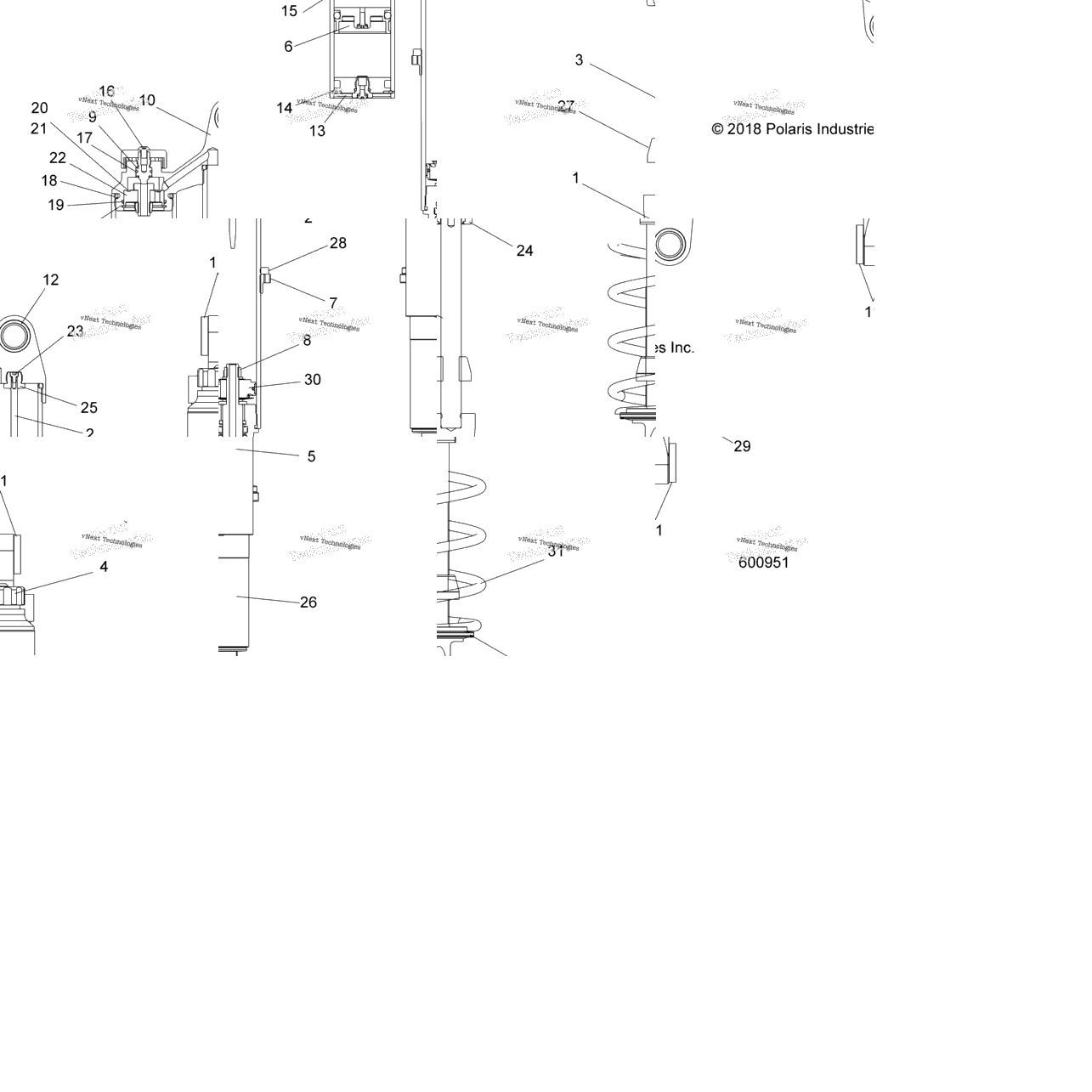 Suspension, Shock, Ifs (600951)
