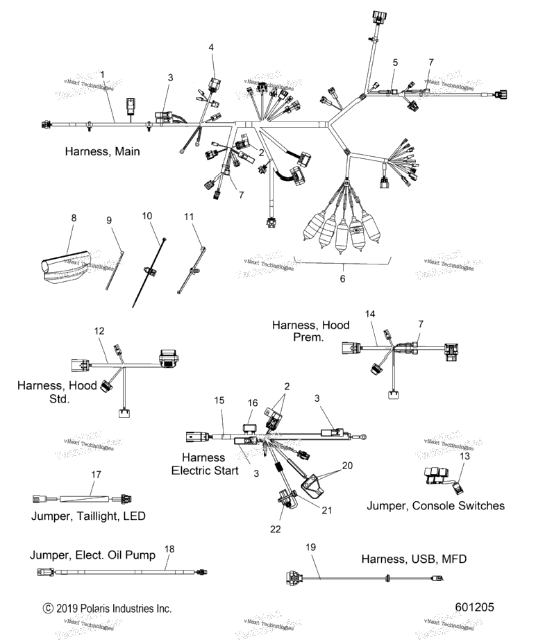 Electrical, Wire Harness All Options