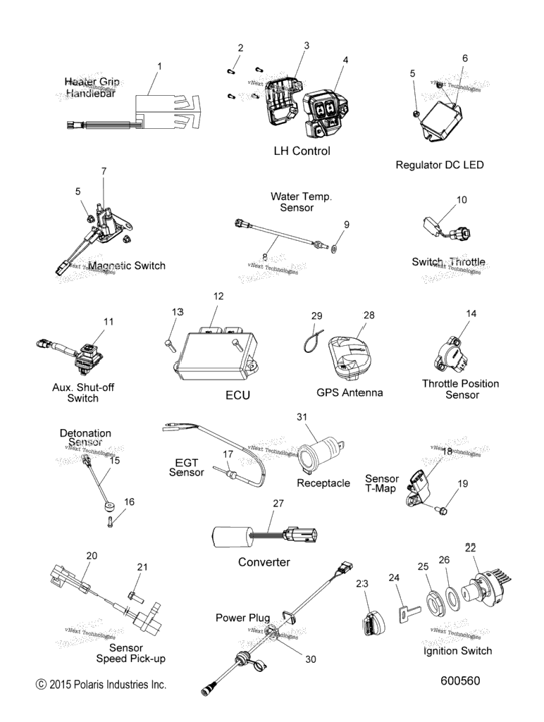 Electrical, Switches, Sensors & Components All Options