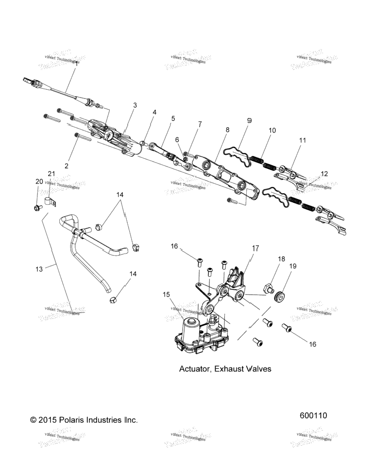 Engine, Exhaust Valve Asm. All Options
