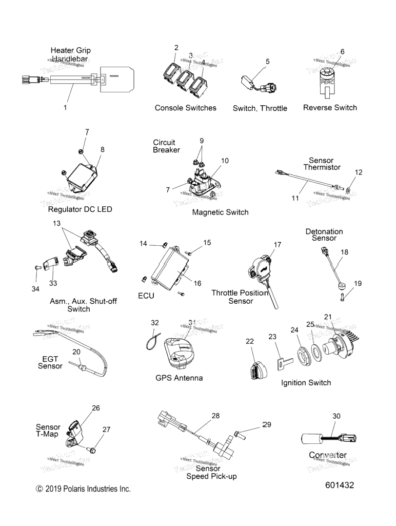 Electrical, Switches, Sensors & Components All Options