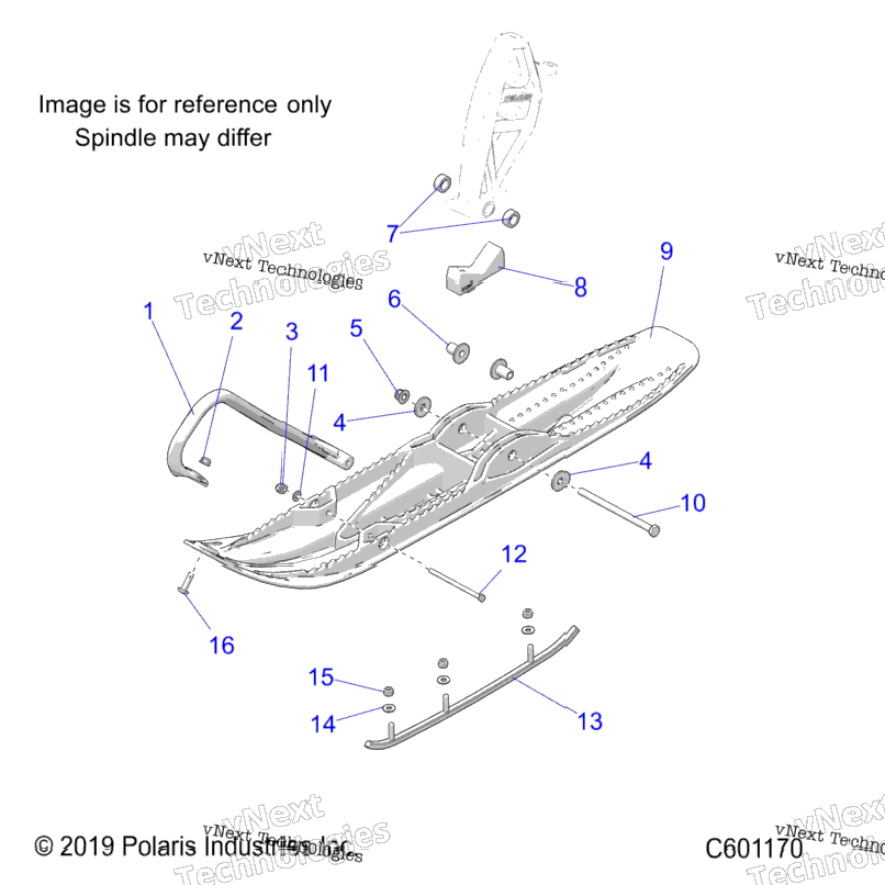Steering, Ski Asm. All Options