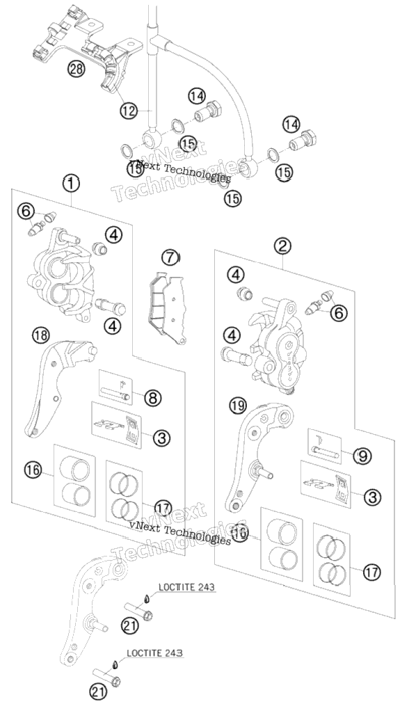 Brake Caliper Front
