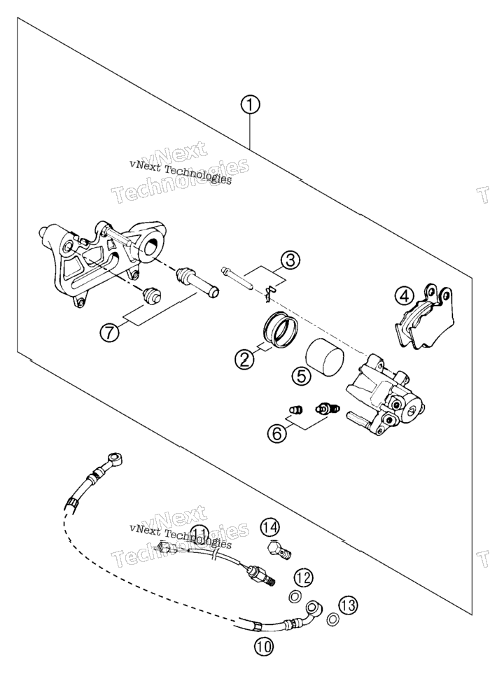 Brake Caliper Rear