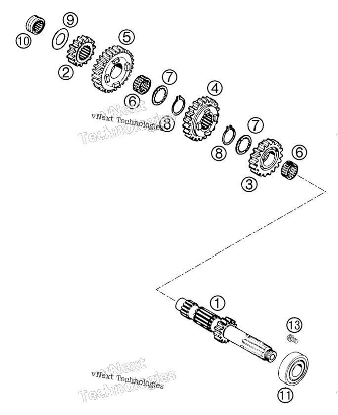 Transmission I - Main Shaft