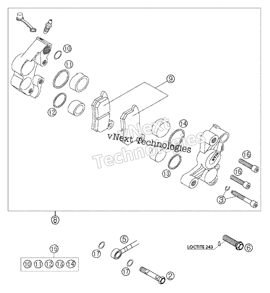 Brake Caliper Front Formula