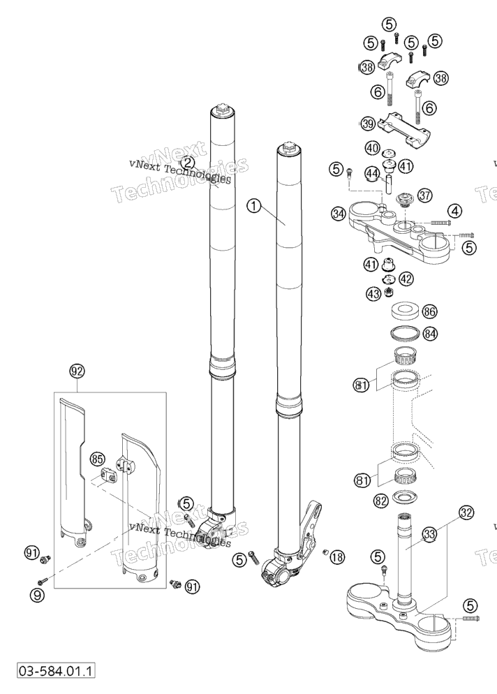 Front Fork Wp Usd 48