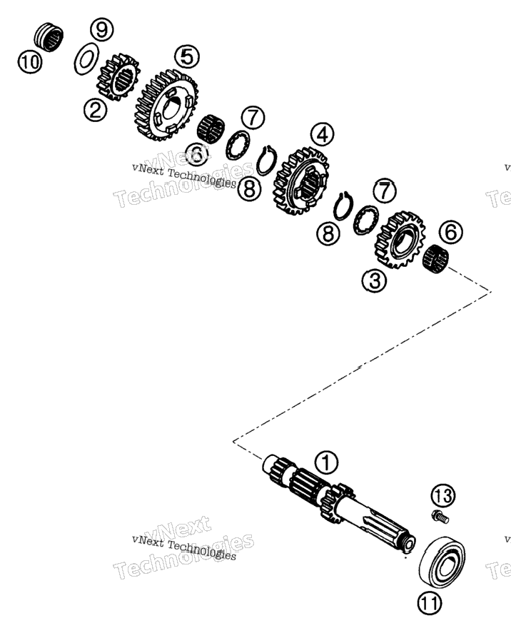 Transmission I - Main Shaft