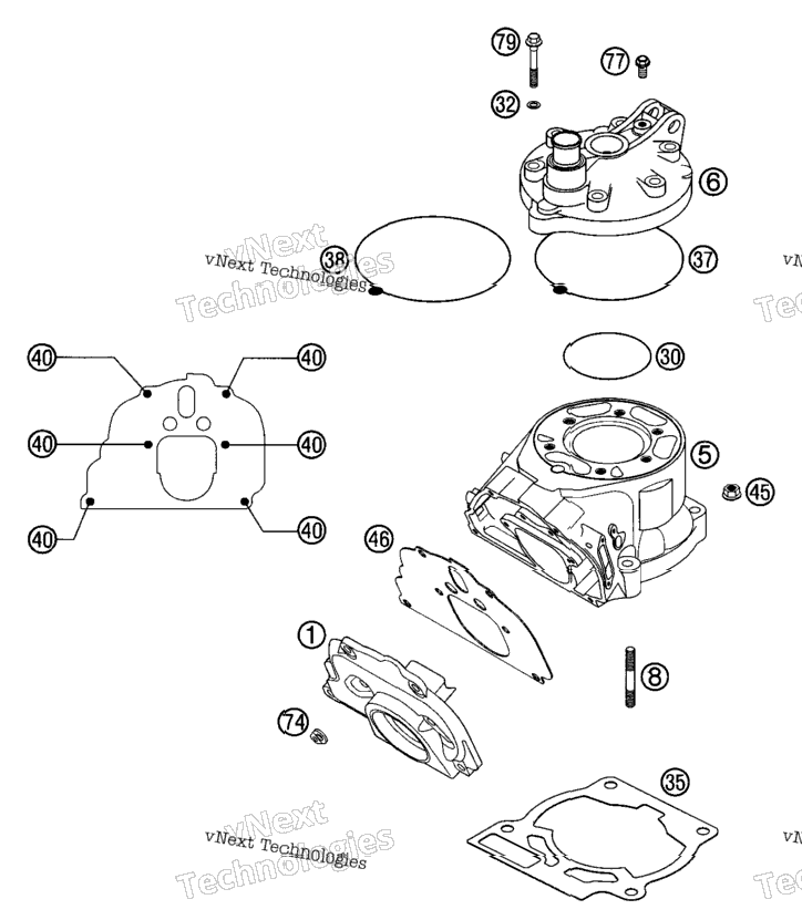 Cylinder, Cylinder Head