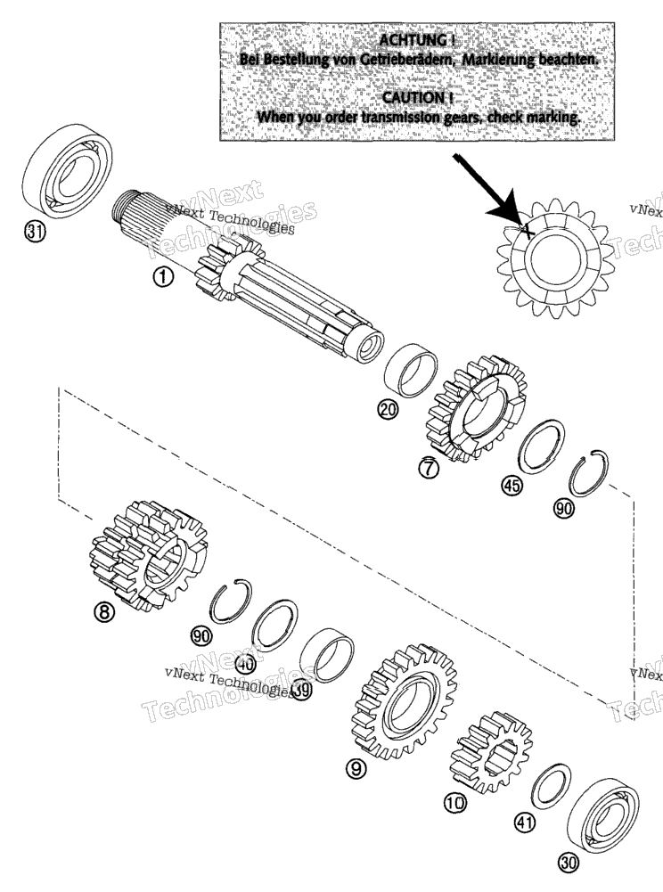 Tranmission I - Main Shaft