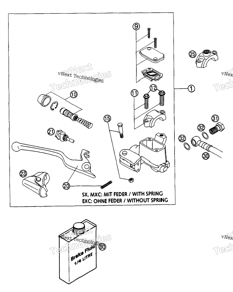 Hand Brake Cylinder