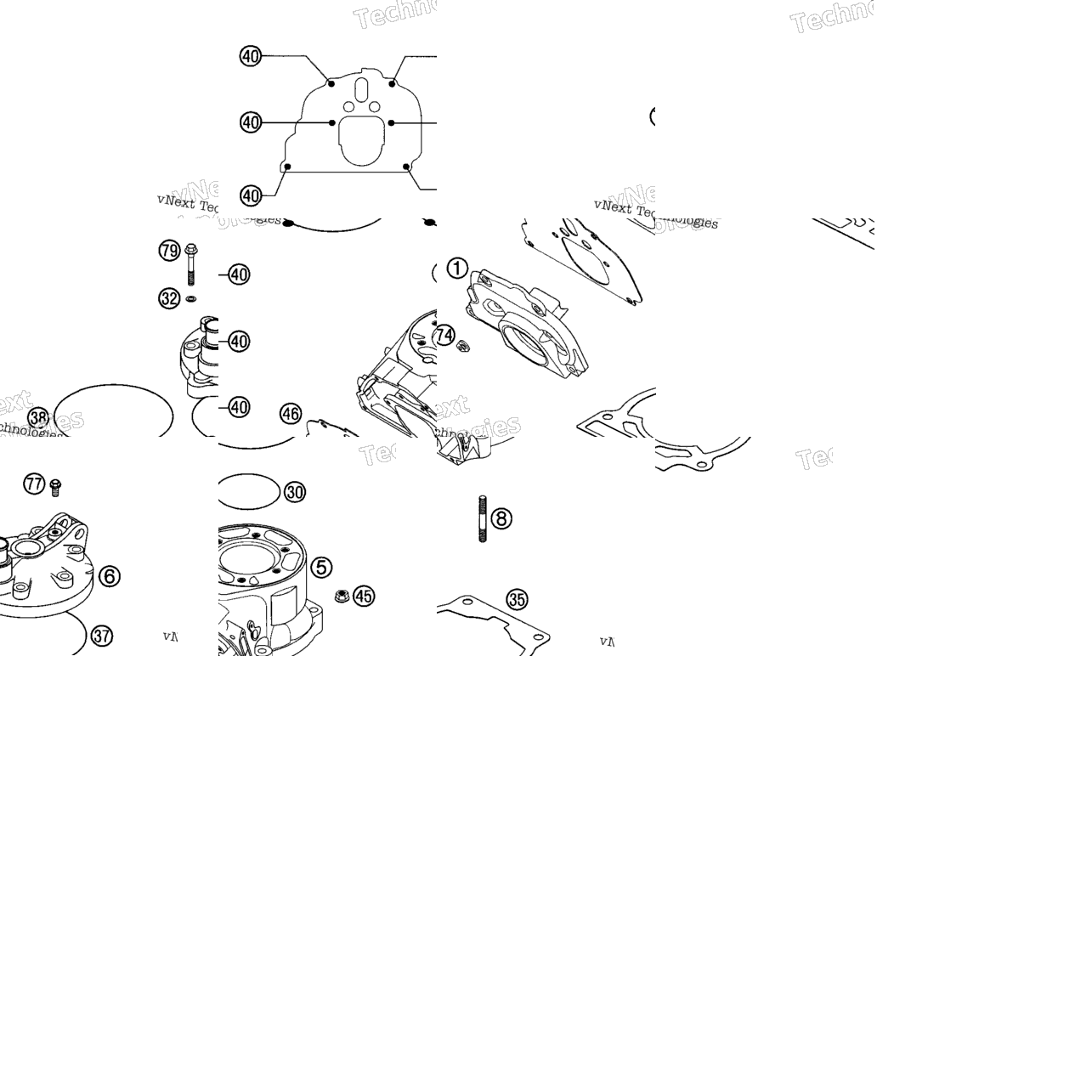 Cylinder, Cylinder Head