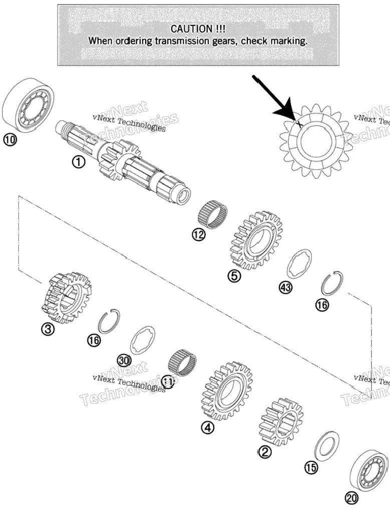 Transmission I - Main Shaft