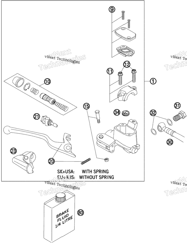 Hand Brake Cylinder