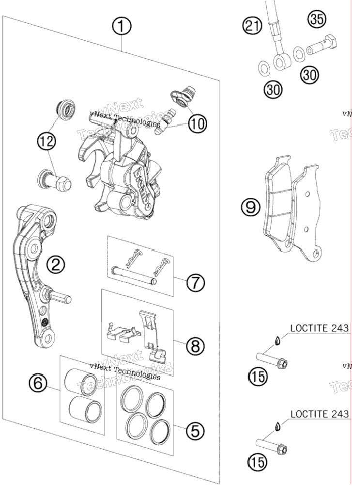 Brake Caliper Front