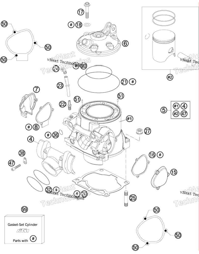 Cylinder, Cylinder Head