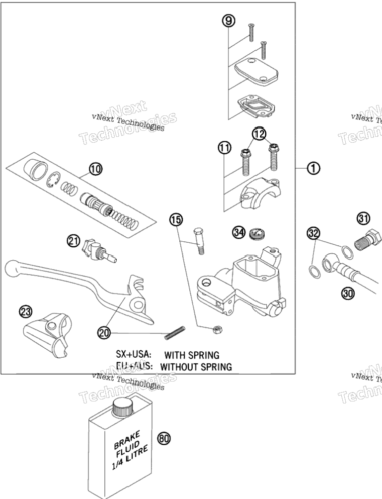 Hand Brake Cylinder