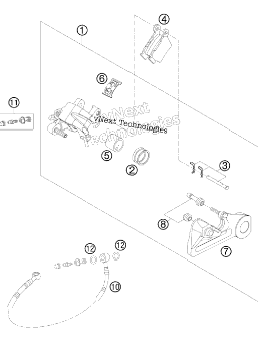 Brake Caliper Rear