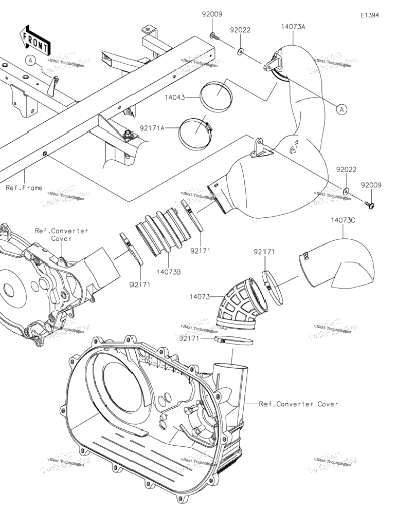Air Cleaner-Belt Converter
