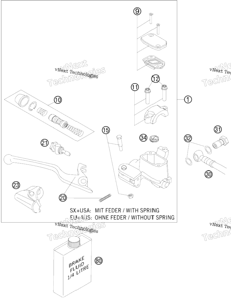 Hand Brake Cylinder