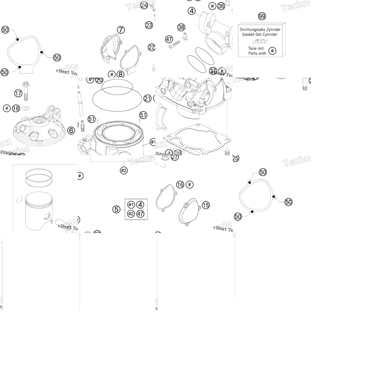 Cylinder, Cylinder Head
