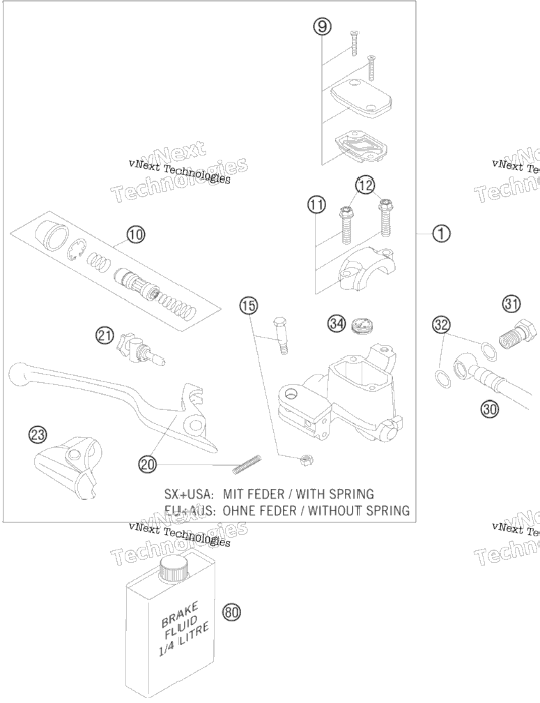 Hand Brake Cylinder