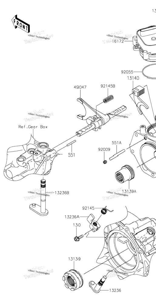 Gear Change Mechanism